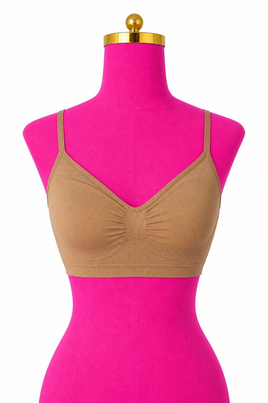SKIMS Sculpting Bralette Nude Tan 2x